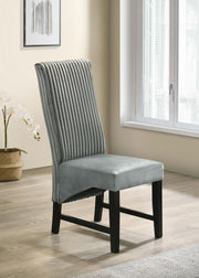 Barrand Upholstered Dining Side Chair (Set of 2) Grey