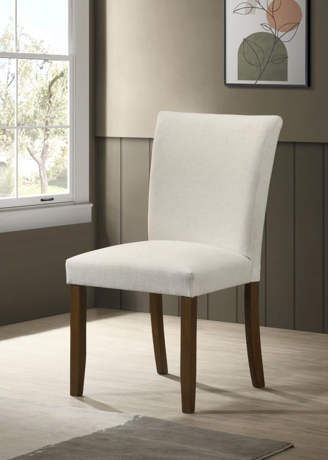 Cantley Upholstered Dining Side Chair (Set of 2) Beige