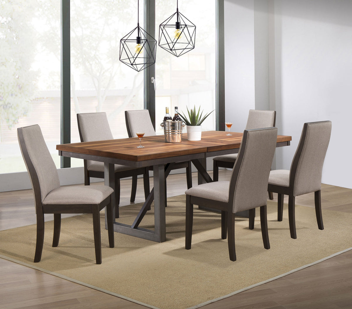 Spring Creek Rectangular Dining Table Set