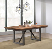 Spring Creek 77-inch Extension Dining Table Natural Walnut Default Title