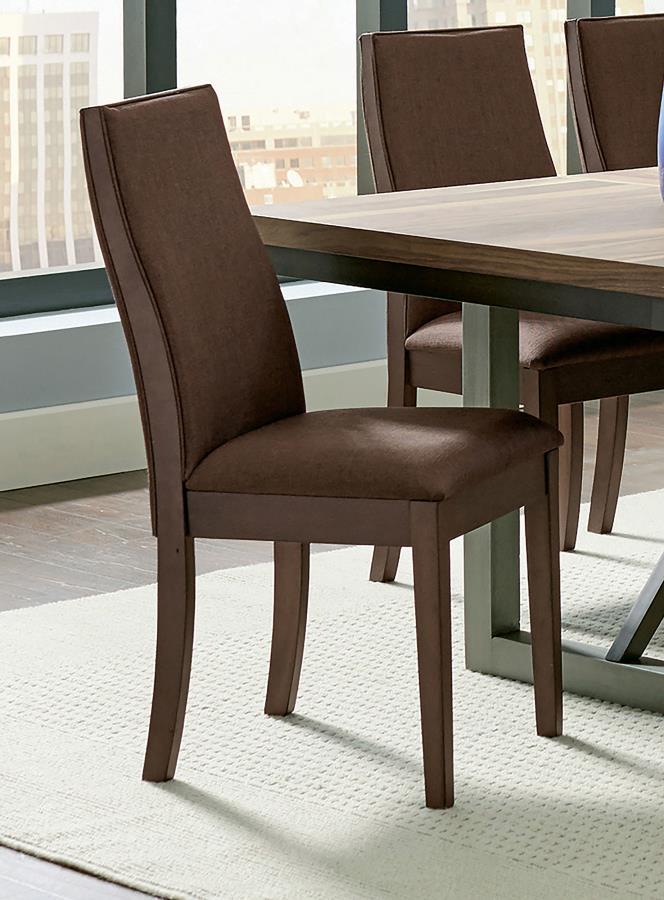Spring Creek Upholstered Dining Chair (Set of 2) Chocolate