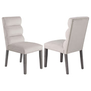 Carla Velvet Upholstered Dining Side Chair (Set of 2)