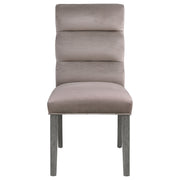 Carla Velvet Upholstered Dining Side Chair (Set of 2)