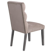 Carla Velvet Upholstered Dining Side Chair (Set of 2)
