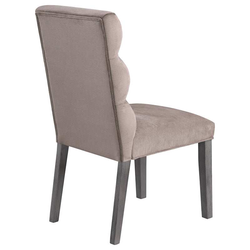 Carla Velvet Upholstered Dining Side Chair (Set of 2)