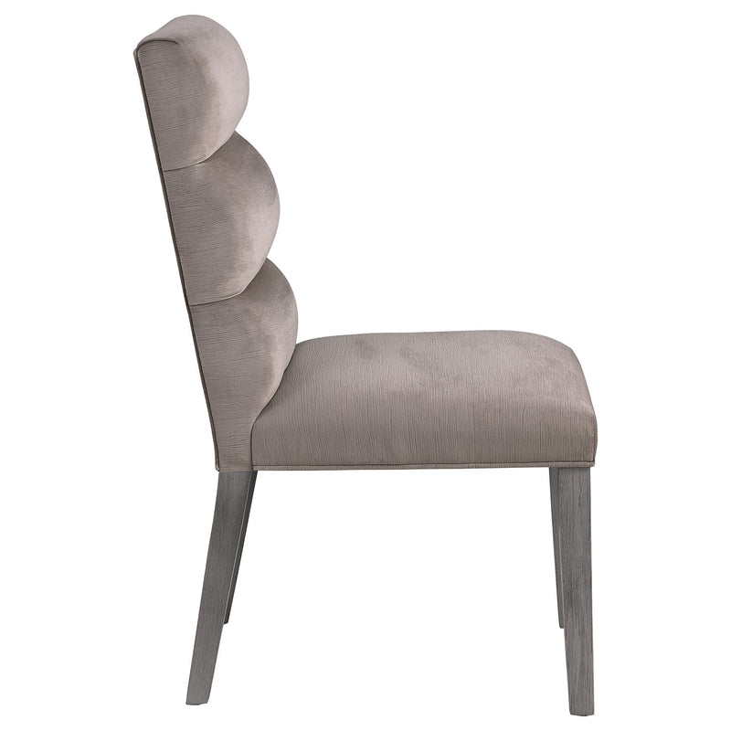 Carla Velvet Upholstered Dining Side Chair (Set of 2)