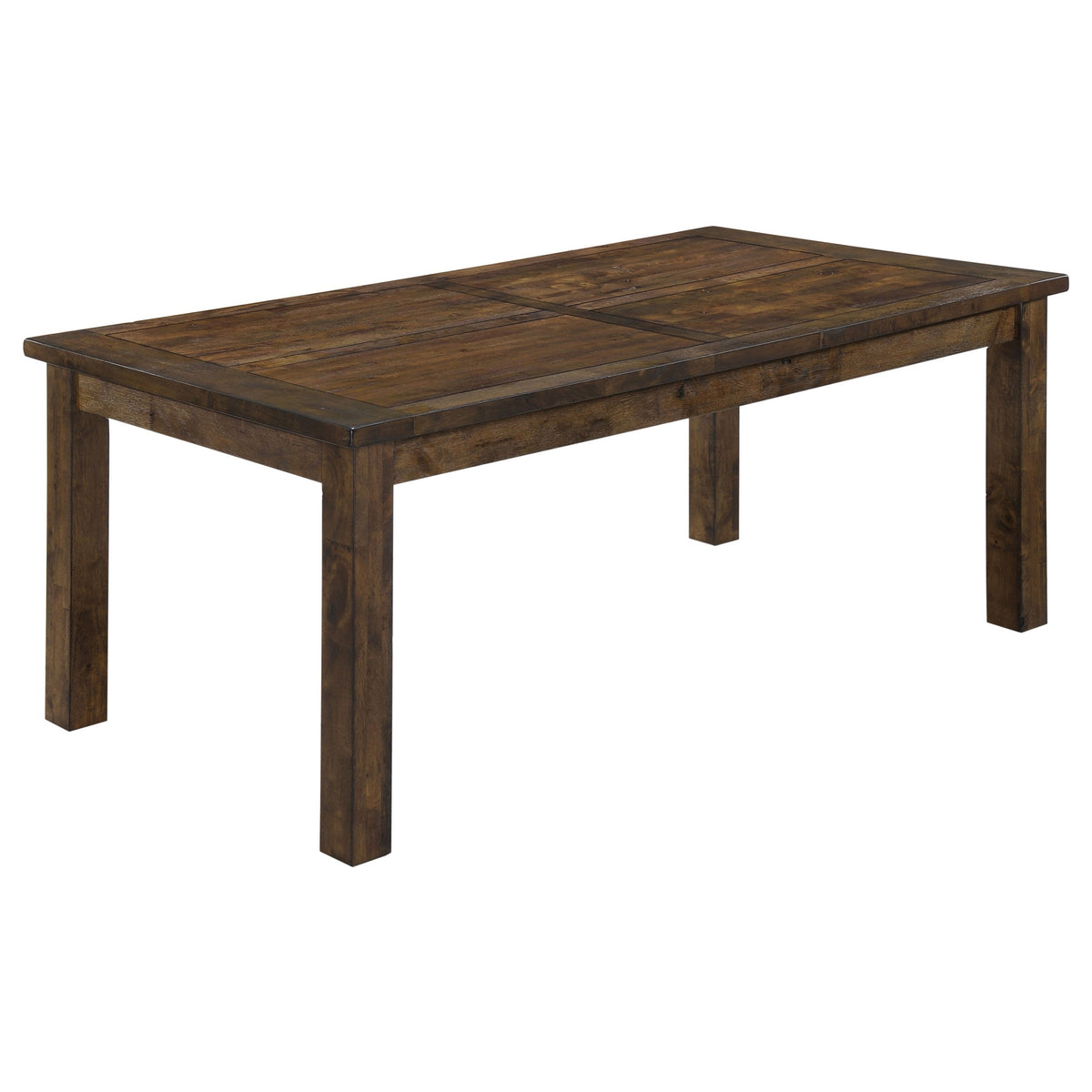 Coleman Rectangular Dining Set Rustic Golden Brown