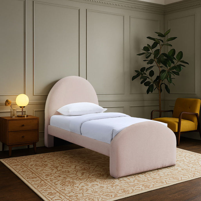 Andaz - Chenille Fabric Upholstered Bed