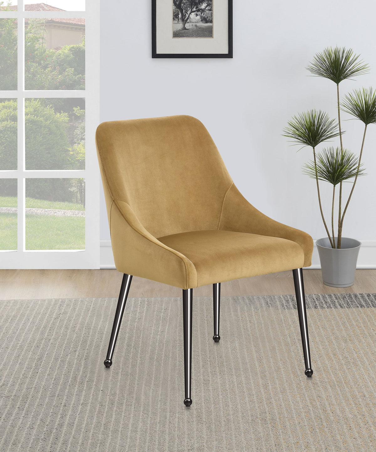 Mayette Upholstered Dining Side Chair (Set of 2)