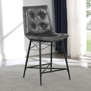 Aiken Upholstered Tufted Counter Chair (Set of 2)