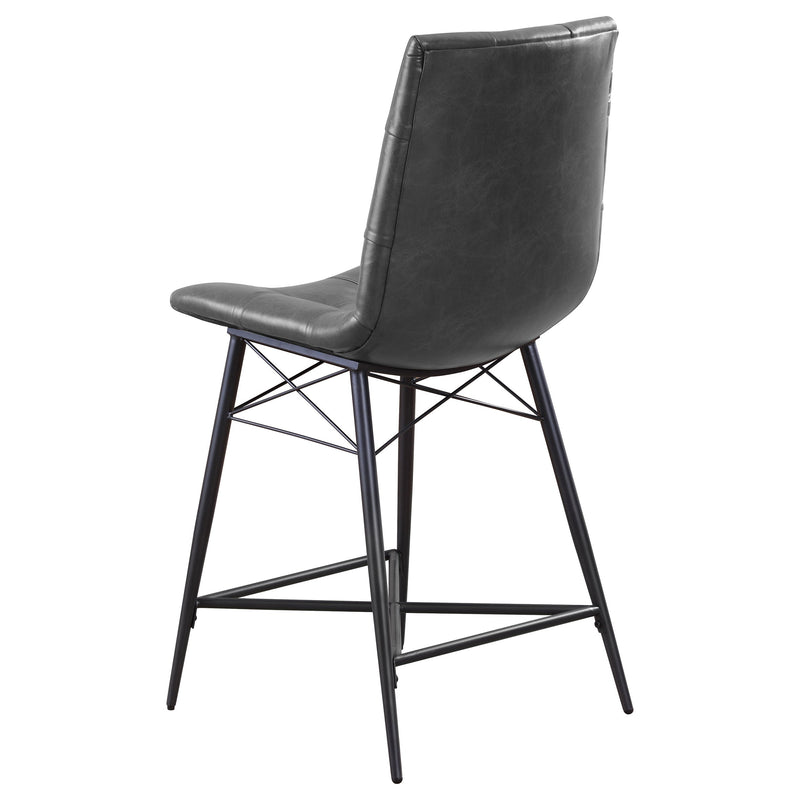 Aiken Upholstered Tufted Counter Chair (Set of 2)