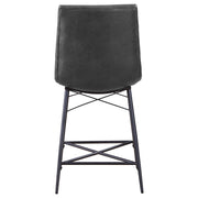 Aiken Upholstered Tufted Counter Chair (Set of 2)