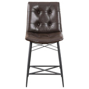 Aiken Upholstered Tufted Counter Chair (Set of 2)