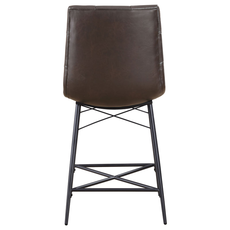 Aiken Upholstered Tufted Counter Chair (Set of 2)