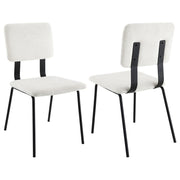 Calla Fabric Upholstered Dining Side Chair (Set of 2)