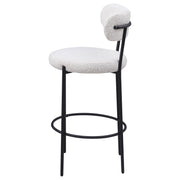 Viola Boucle Upholstered Bar Chair (Set of 2)
