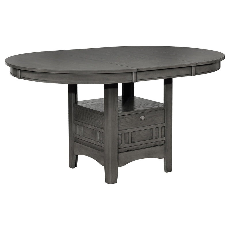 Lavon Oval 60-inch Extension Leaf Dining Table Medium