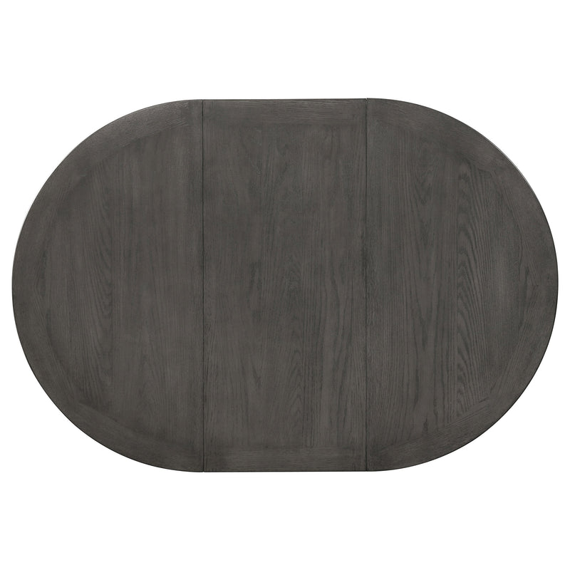 Lavon Oval 60-inch Extension Leaf Dining Table Medium