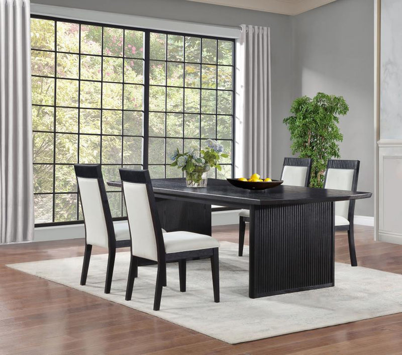 Brookmead Extension Leaf Dining Table Set 5-piece