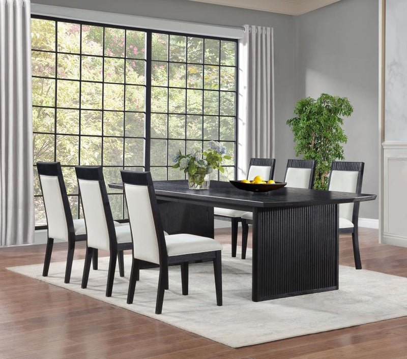 Brookmead Extension Leaf Dining Table Set 7-piece