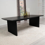 Brookmead 100-inch Extension Leaf Dining Table Black Default Title