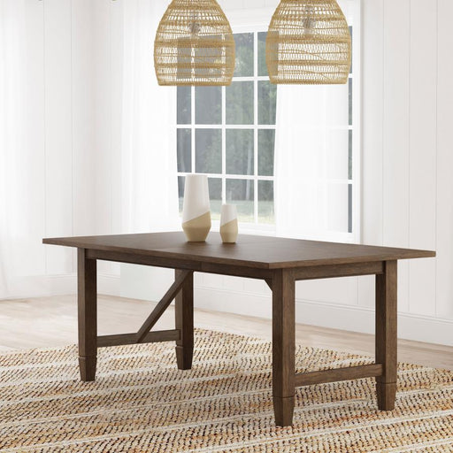 Matisse Rectangular 94-inch Wood Dining Table Light Brown Default Title