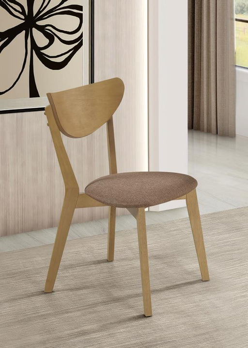 Elowen Wood Dining Side Chair Light Walnut (Set of 2) Default Title