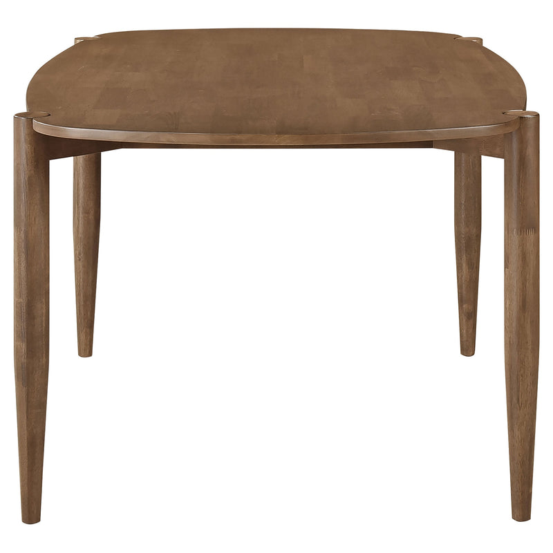 Dortch Oval Solid Wood Dining Set Walnut