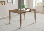 Dortch Oval 63-inch Solid Wood Dining Table Walnut Default Title