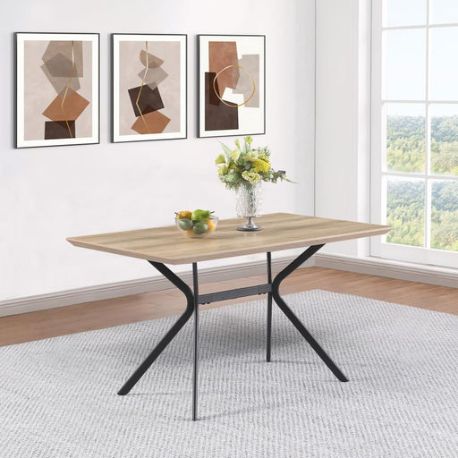 Edgecreek 53-inch Composite Wood Dining Table Light Brown Default Title
