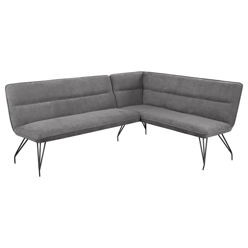 Dodson Fabric Upholstered L-Shaped Nook Dining Bench