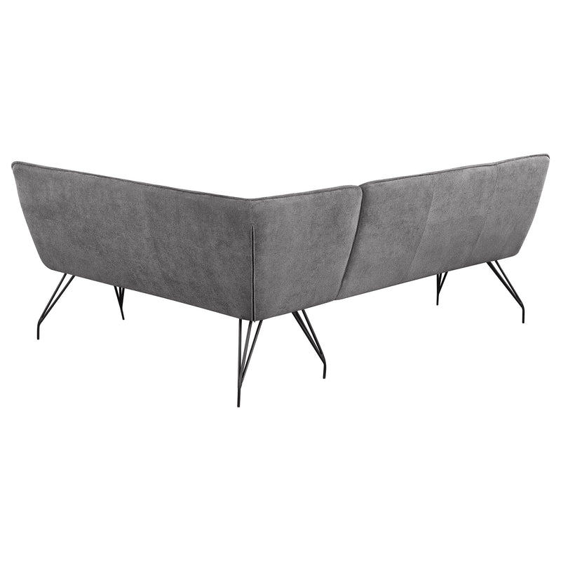 Dodson Fabric Upholstered L-Shaped Nook Dining Bench
