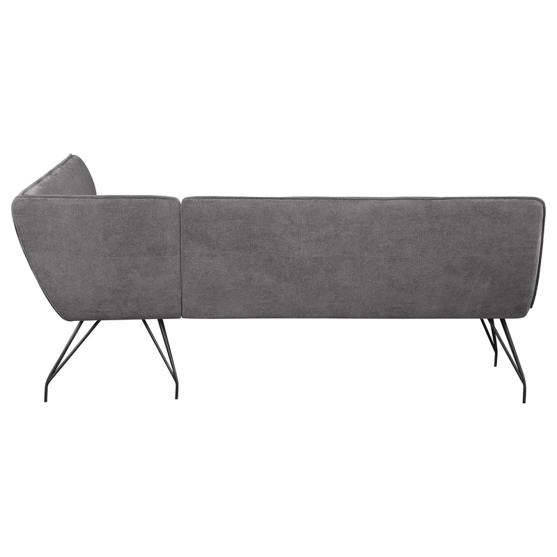 Dodson Fabric Upholstered L-Shaped Nook Dining Bench