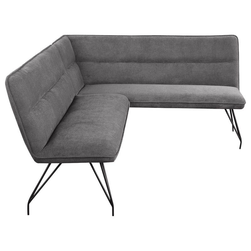 Dodson Fabric Upholstered L-Shaped Nook Dining Bench