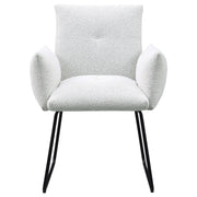 Ackland Upholstered Dining Arm Chair Light Grey (Set of 2)