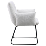 Ackland Upholstered Dining Arm Chair Light Grey (Set of 2)