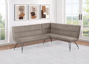Dodson Fabric Upholstered L-Shaped Nook Dining Bench