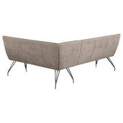 Dodson Fabric Upholstered L-Shaped Nook Dining Bench