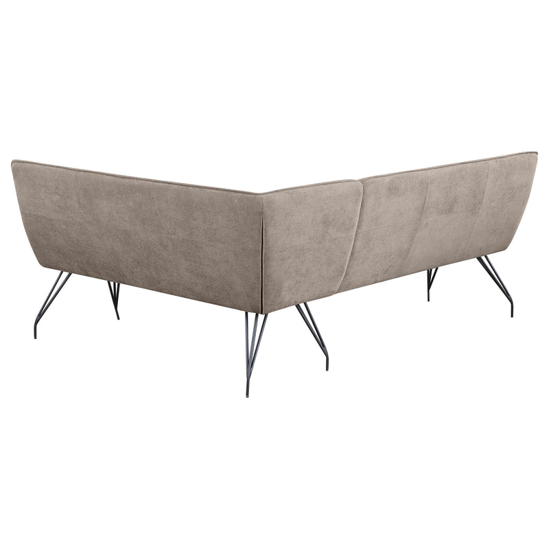 Dodson Fabric Upholstered L-Shaped Nook Dining Bench