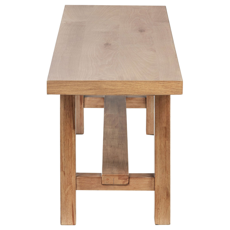 Middleton Extension Leaf Dining Set Natural Brown