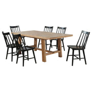 Middleton Extension Leaf Dining Set Brown