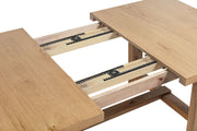 Middleton Extension Leaf Dining Set Brown and Beige