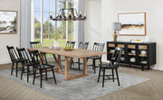 Middleton Extension Leaf Dining Set Brown 10-piece