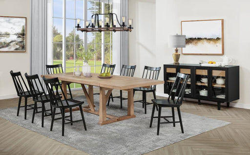 Middleton Extension Leaf Dining Set Brown 10-piece