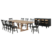 Middleton Extension Leaf Dining Set Brown