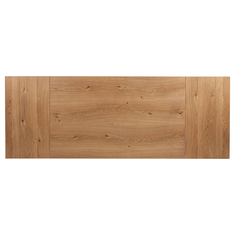 Middleton Extension Leaf Dining Set Natural Brown