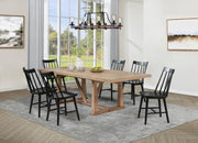 Middleton Extension Leaf Dining Set Brown 7-piece