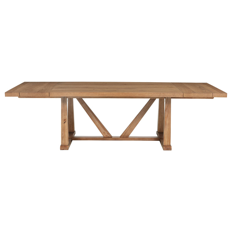 Middleton Extension Leaf Dining Set Natural Brown