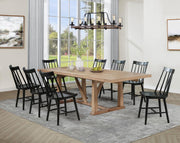 Middleton Extension Leaf Dining Set Brown 9-piece