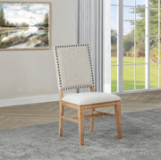 Middleton Upholstered Dining Side Chair Beige (Set of 2) Default Title